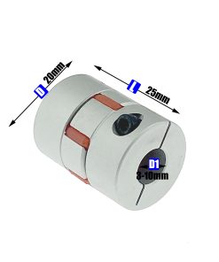 Three jaws coupler 5mm x 6mm